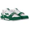 LOUIS VUITTON Trainer Cow Leather Low top Skateboard Shoes Men's Green 1AHTCP