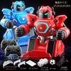 PRECKIN Whirlwind Strike Bojový RC Robot Set, Interaktivní Boxerské a Fotbalové Bojové Hračky, 2 Kusy, Nabíjení přes USB, Modrá a Červená, 2 Náhradní Baterie