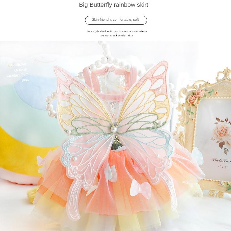 Summer Pet Princess Clothes Pet Dog Dress For Dogs Skirt Summer Dog Wedding York Chihuahua Poodle For Dogs Skirts Cat Dresses