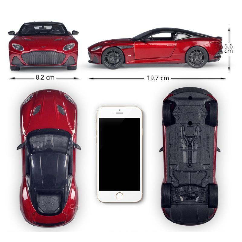 1/24 Scale WELLY Aston Martin DBS Superleggera Alloy Car Model Diecasts Metal Toy Vehicles Model Car Model High Simulation Collection Παιδικά δώρα