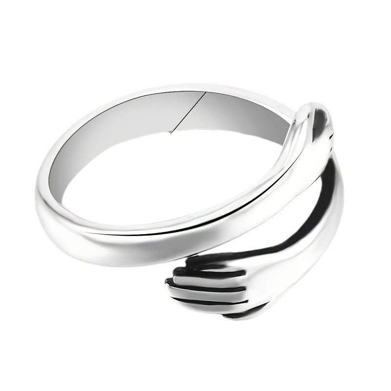 Trendy Stainless Steel Hugging Ring