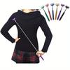 1 Pcs Soft Grip Metal Back Scratcher Telescopic Extendable Handy Pocket Scrath Random Color