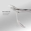 Mirror-Polished Single-Prong Stainless Steel Nail Care Pliers with Twisted Design and Dead Skin Scissors