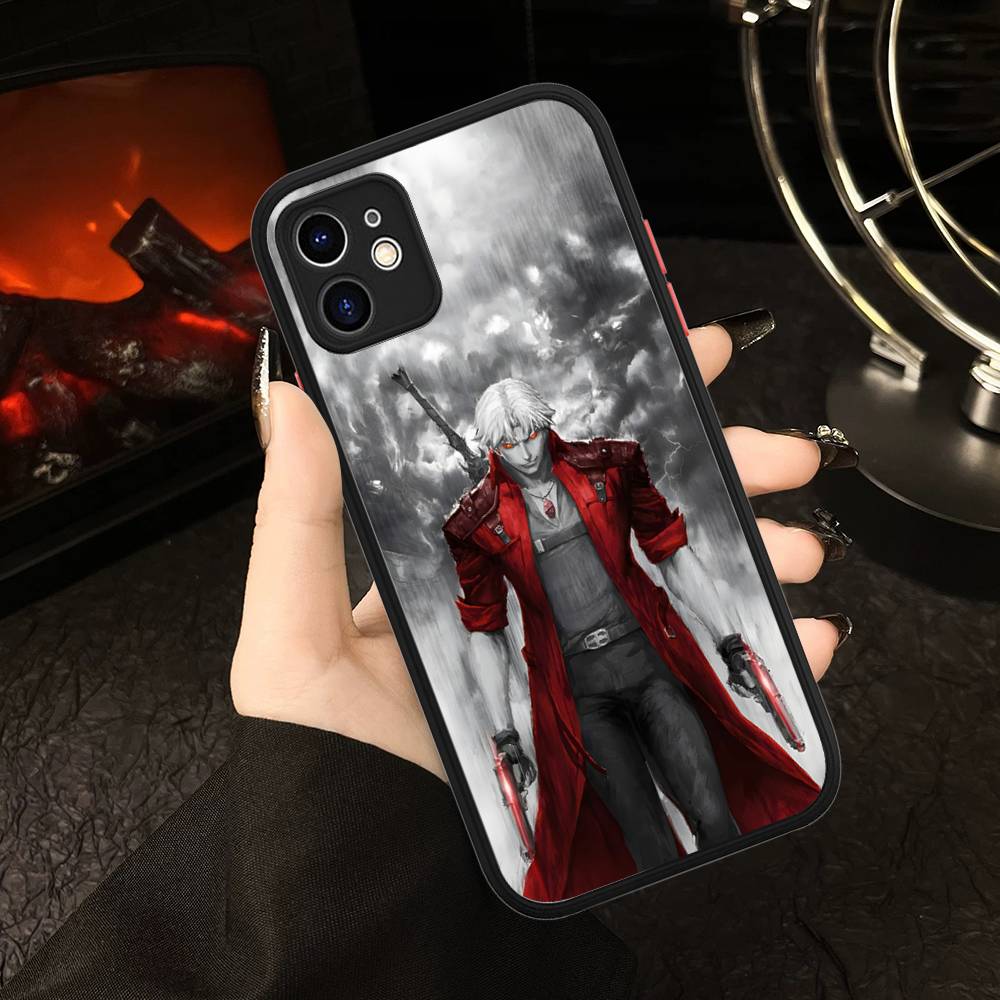 Classic Action Game D-Devil M-May C-Cry For Silicone Matte Phone Case For IPhone 16 Pro Max 15 14 13 12 11 X XS MAX
