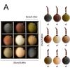 9Pcs Light Luxury Christmas Ball Ornaments Flocking Christmas Tree Party Decoration 2025 New Year Christmas Spheres Pendant