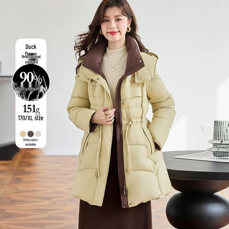 

Женская зимняя куртка средней длины из утиного пуха Fengxun XL