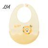 Adjustable Neck Bibs Silicone Baby Bib with Food Catcher Pocket, Waterproof Lightweight Easy Clean Babies Feeding Bib, Foldable for Infant Toddler