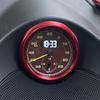 Aluminium Alloy Car Clock Decoration Ring Stopwatch Compass Stopwatch Sticker Trim For Porsche Cayenne Macan Panamera 911 718