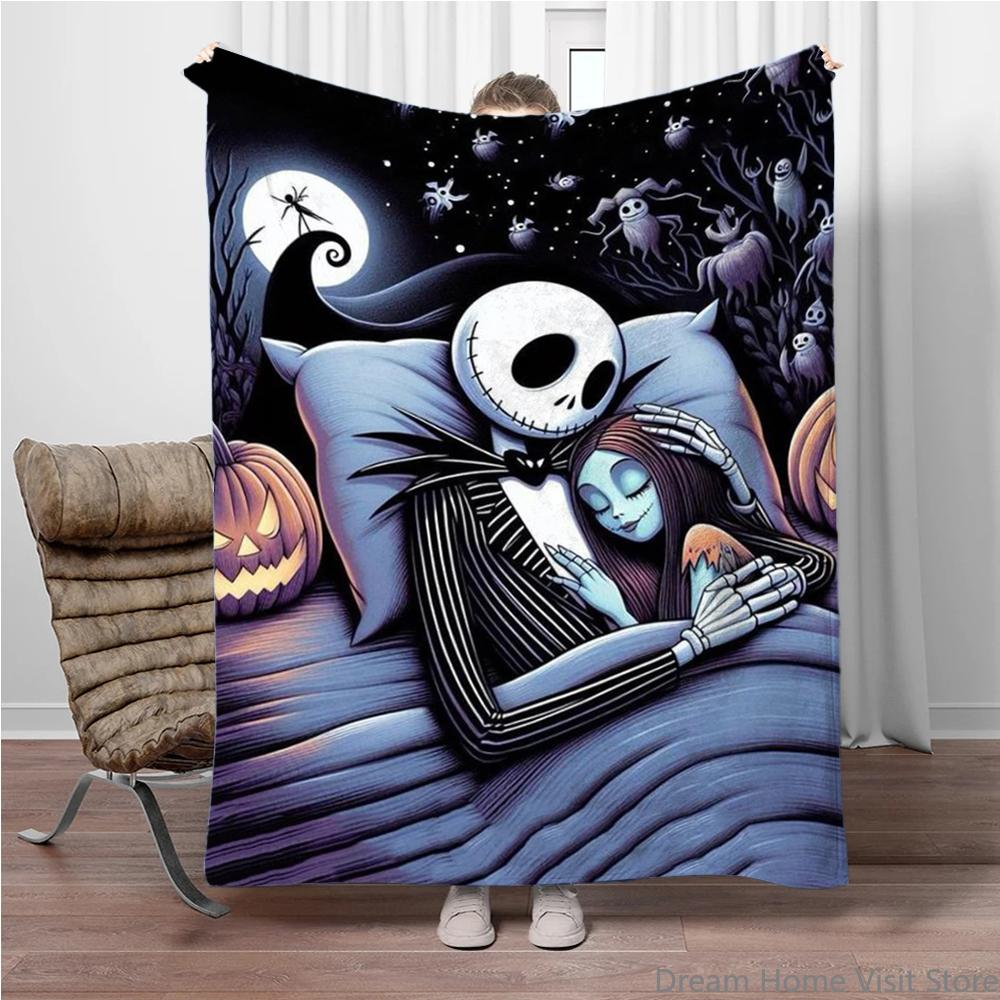 Disney lilo and stitch Super Mario Pikachu Soft Fluffy Throw Flannel Blanket Kid Adult Sofa Break Bed Blanket Cover Travel Gifts