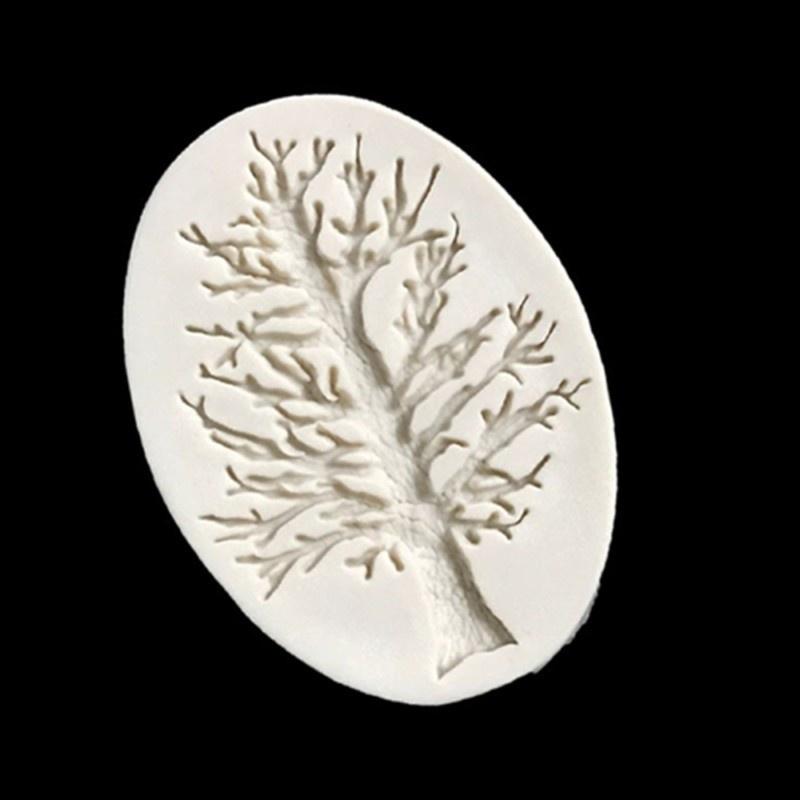 Nová pomůcka na zdobení dortů ze silikonových forem na čokoládu ve tvaru stromu