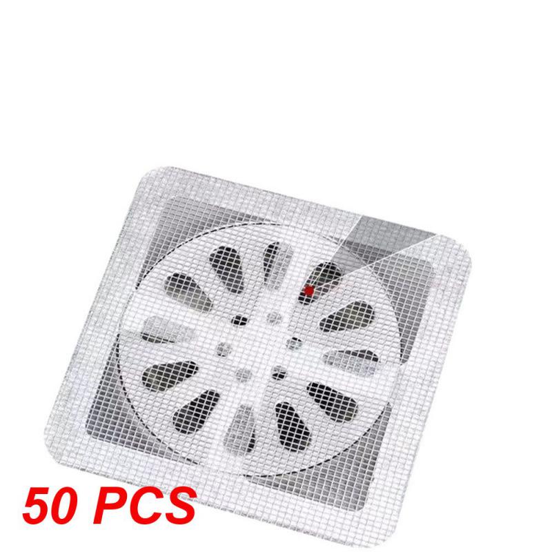 Anti-blocking Filter Screen Disposable Floor Drain Paste Hair Filter Stickers Kitchen Bathroom Stopper Accessories