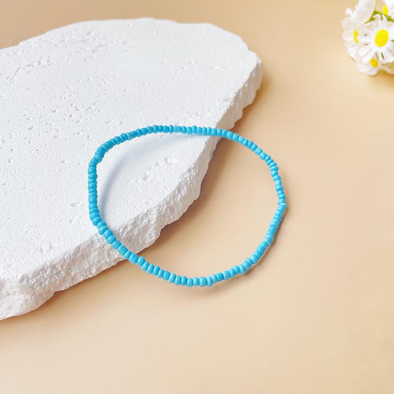 Bohemian Miyuki Seed Bead Colorful Handmade Elastic Anklet