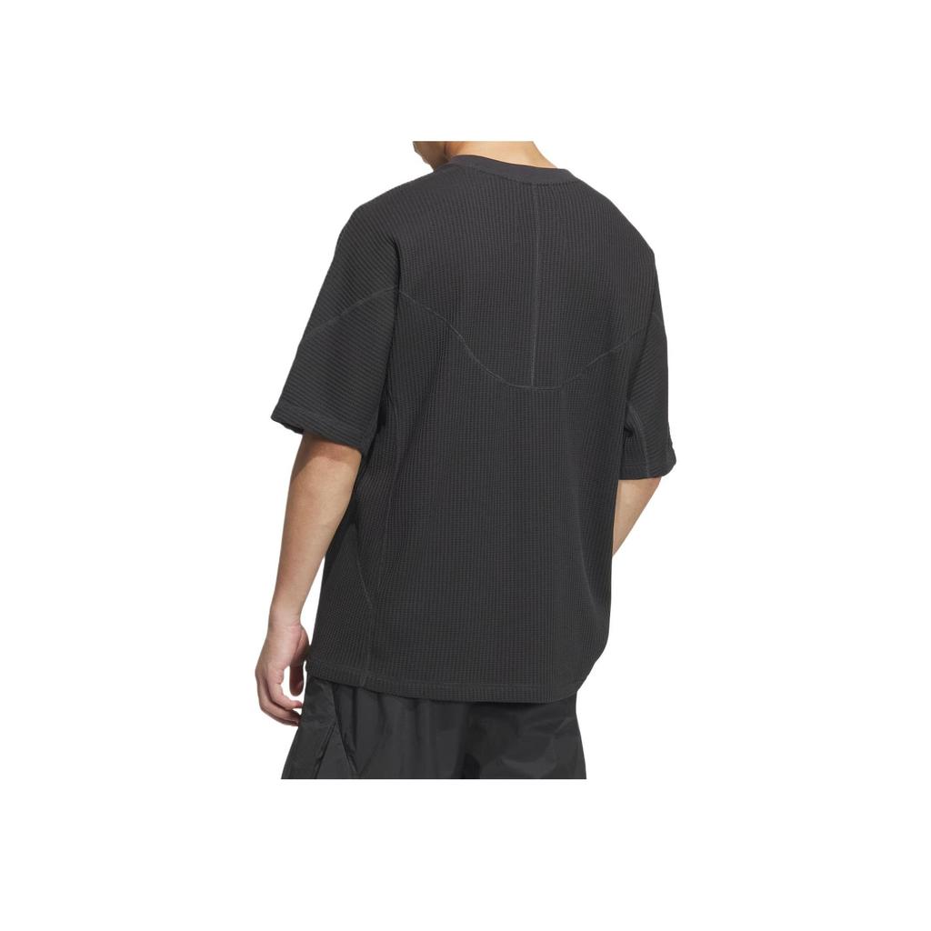 Adidas Fos Short Sleeve Top Comfortable Fashionable Simple T-Shirt Men Tops Carbon-Black KB4610