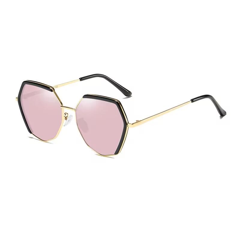 New Luxury Polygon Sunglasses for Women Unisex Thin Frame Retro Party Outdoor Cycling Glasses Sunshade Fashion