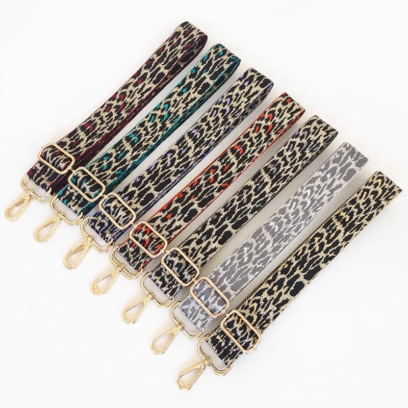 New Color Leopard Print Luggage Accessories Strap Adjustable Shoulder Crossbody Women's Bag Versatile Long Strap Broadband
