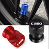 4pcs Car Wheel Tire Valve Caps Tyre Stem Covers Airdust Waterproof For Mercedes Benz C200 Accessories