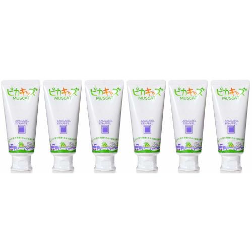 

[Oral Care] [Dental] Apagard Renamel Pika Kids 50g (6 tubes) [Toothpaste] Flavor: Muscat Mint