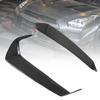 Fibre de Carbone Phares de Voiture Sourcils Paupières Anti Oxydation Remplacement pour GTR R35 2008 à 2016