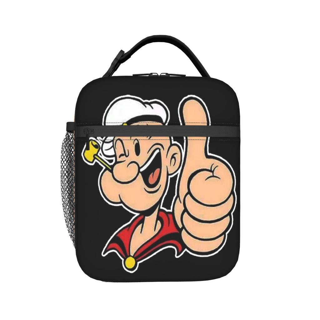p-popeyes Accessories Insulated Lunch Tote Bag For Work Food Container Reusable Thermal Cooler Lunch Box
