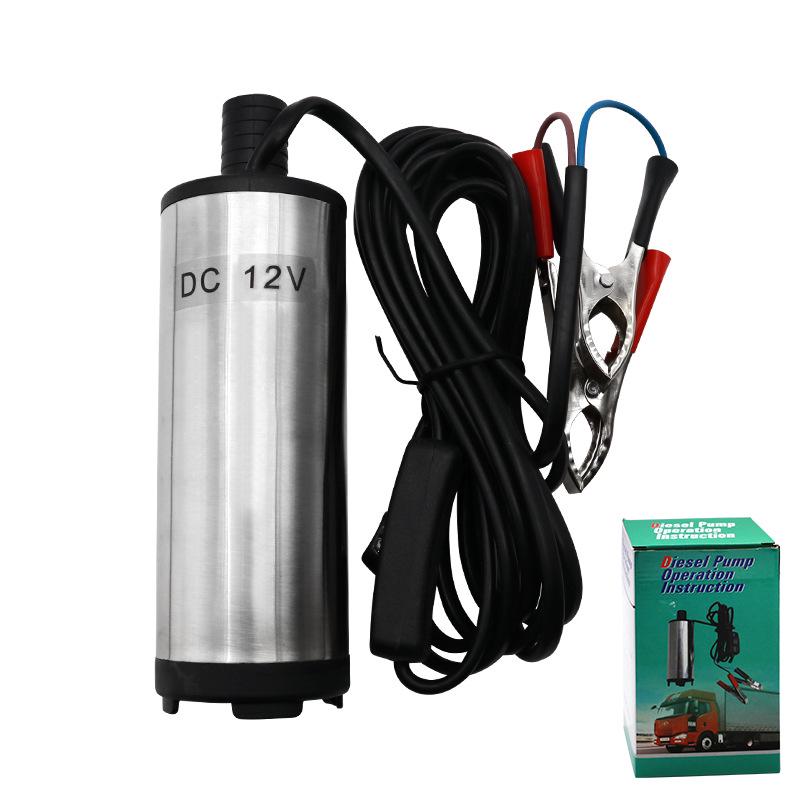 Electric 12V/24V DC Submersible Oil & Water Transfer Pump, 51mm Diesel Extraction Pump