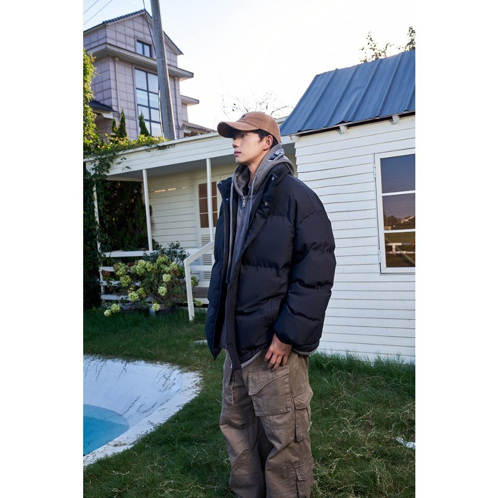 

Многоцветная куртка с хлопковой набивкой, модное и универсальное японское пальто свободного кроя для мужчин и женщин на зиму M