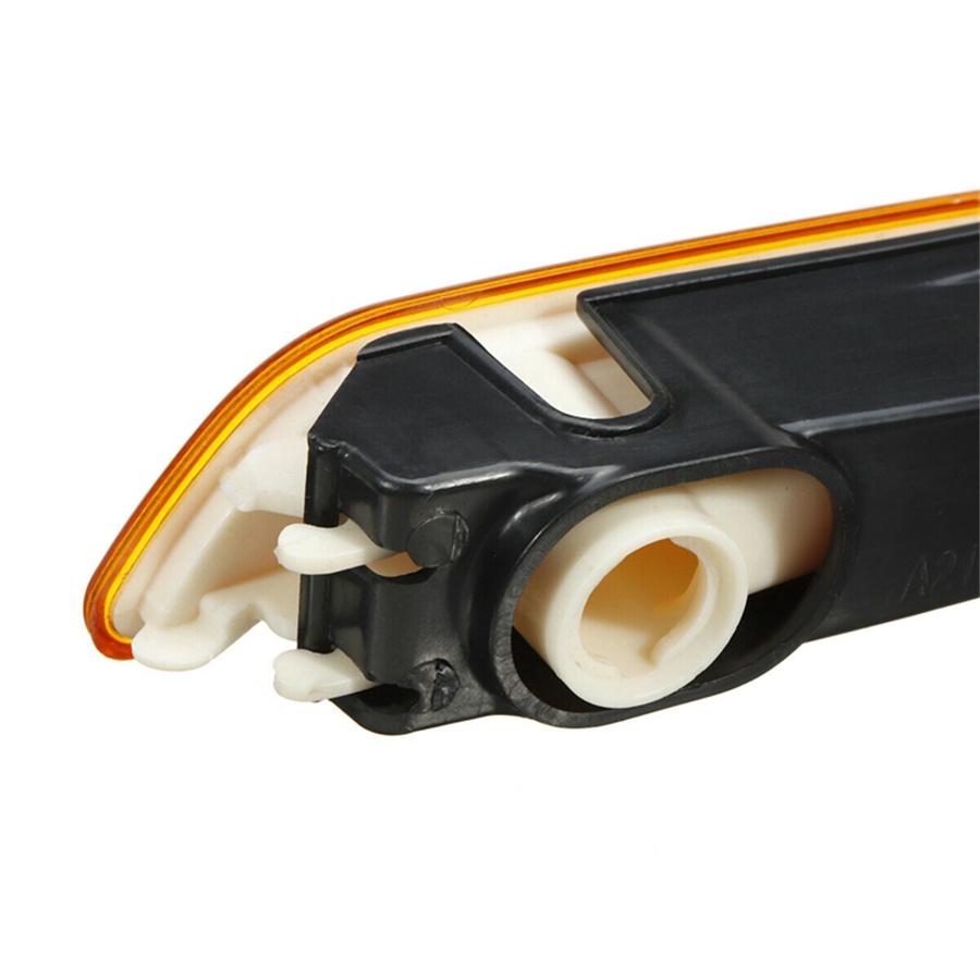 2x Amber Front Bumper Side Marker Light Lamp For Mercedes W211 E-Class 2007-2009