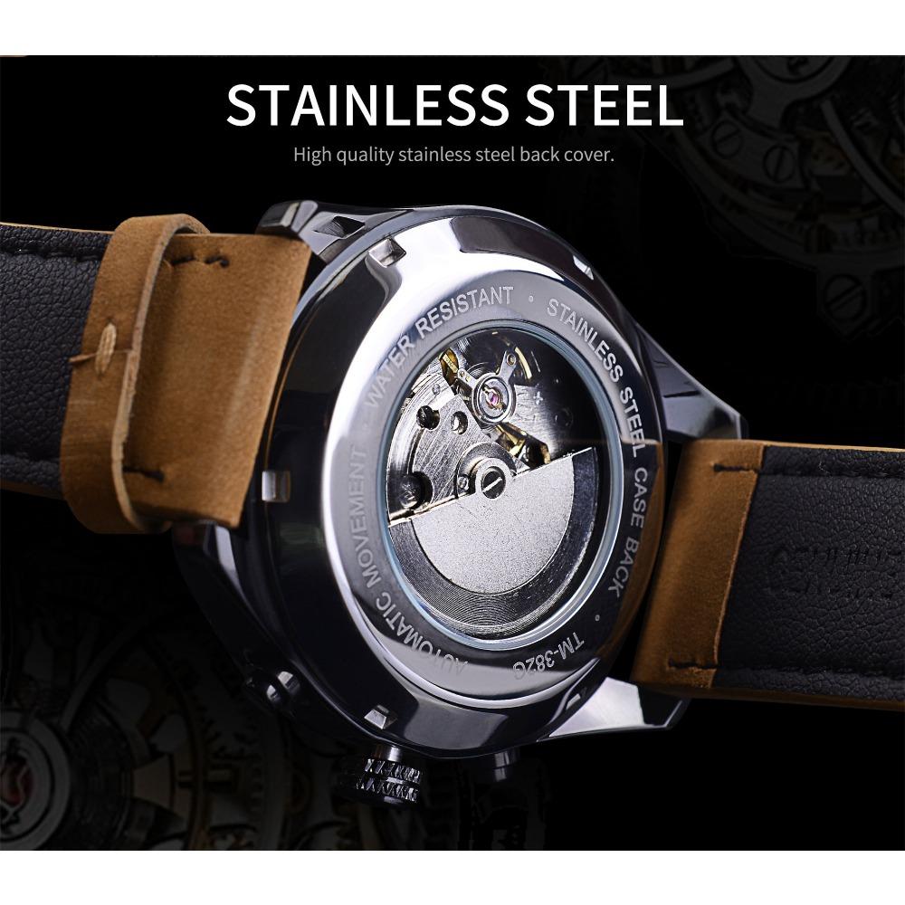 Forsining Style Men's Fashion Outdoor Sports Racing Dial Automatic Mechanical Watch