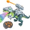 3T6B Dinosaur Sprays 7 Equipped with Perfect Gift for Boys Years Christmas Radio-Controlled Toy, Moves, Colors, Walks, Roars, Weapons, (6 Old, Green),