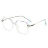 Women Stylish Large Frame Reading Glasses Men's Business Transparent Frame Blue Light Blacking Presbyopic Glasses  Lady's Trendy  Decoration Eyewear