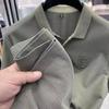 Hochwertiges besticktes Poloshirt für Herren - Kurzarm Sommer Freizeit Revers T-Shirt