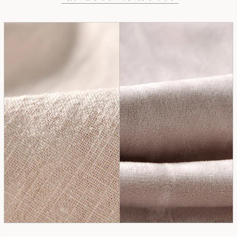 Herbst- und Winterwarmer Herrenmantel Täglich Lässige Fleecejacken für Herren Umlegekragen Baumwolle Leinen Knopf Verdicken Lockerer Mantel