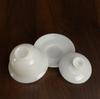 Unpolished Jade Porcelain 120ml Tea Brewing Bowl - Pure White, Ice Type, Lidded for Home Use.