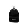 Logo Engraved Silver Hardware Surrounding Zipper Nylon Backpack Men Backpacks Black 75YA4B5CZS929899