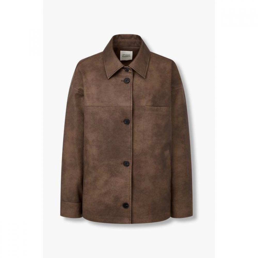 

Studio Tomboy Synthetic Leather Washing Jacket 9166161872 blacks/OS