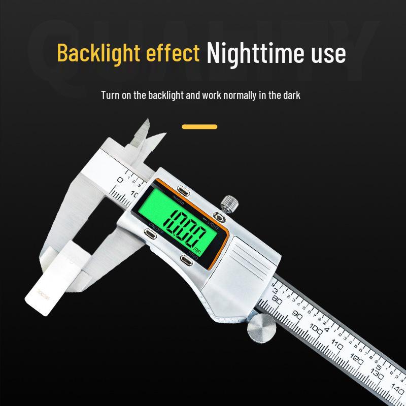 

High-Precision Backlit Stainless Steel Digital Vernier Caliper