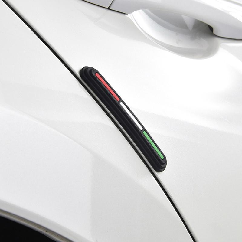 4Pcs Car Door Anti-Collision Strip Door Opening Anti-Collision Sticker Anti Scratch Rear View Mirror Protective Strip Anti-Scratch Protection Strip