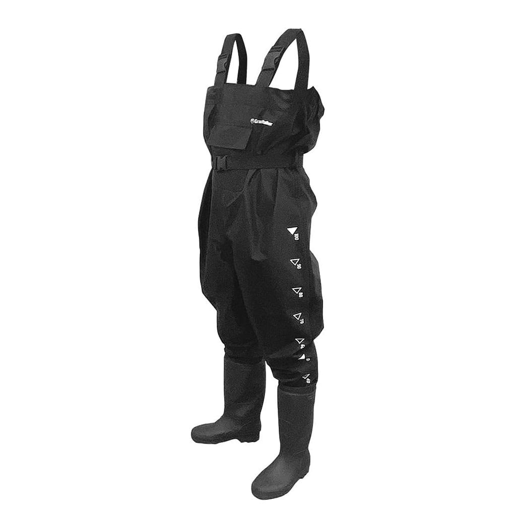 Gran Walker Fishing Waders Chest High Waders Radial Sole Fishing Shoes Waterproof Disaster Prevention Goods BK S M L XL 2XL Gran Walker size radial