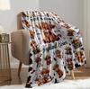 1PC Throw Cute Highland Cow Flannel Blanket for Couch Bed Sofa Warm blankets Perfect Festival Gifts for a Girl Boy who Loves Cow