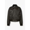 Synthetic Leather Blouson Jumper 9176161971ar
