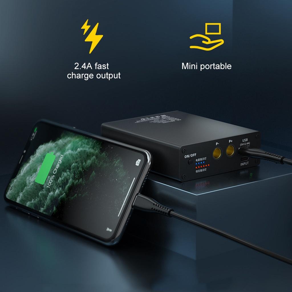 5V 6 Gears Adjustable Mini Spot Welder DIY Spot Welding Machine w/Quick Release Pen 18650 Battery Black