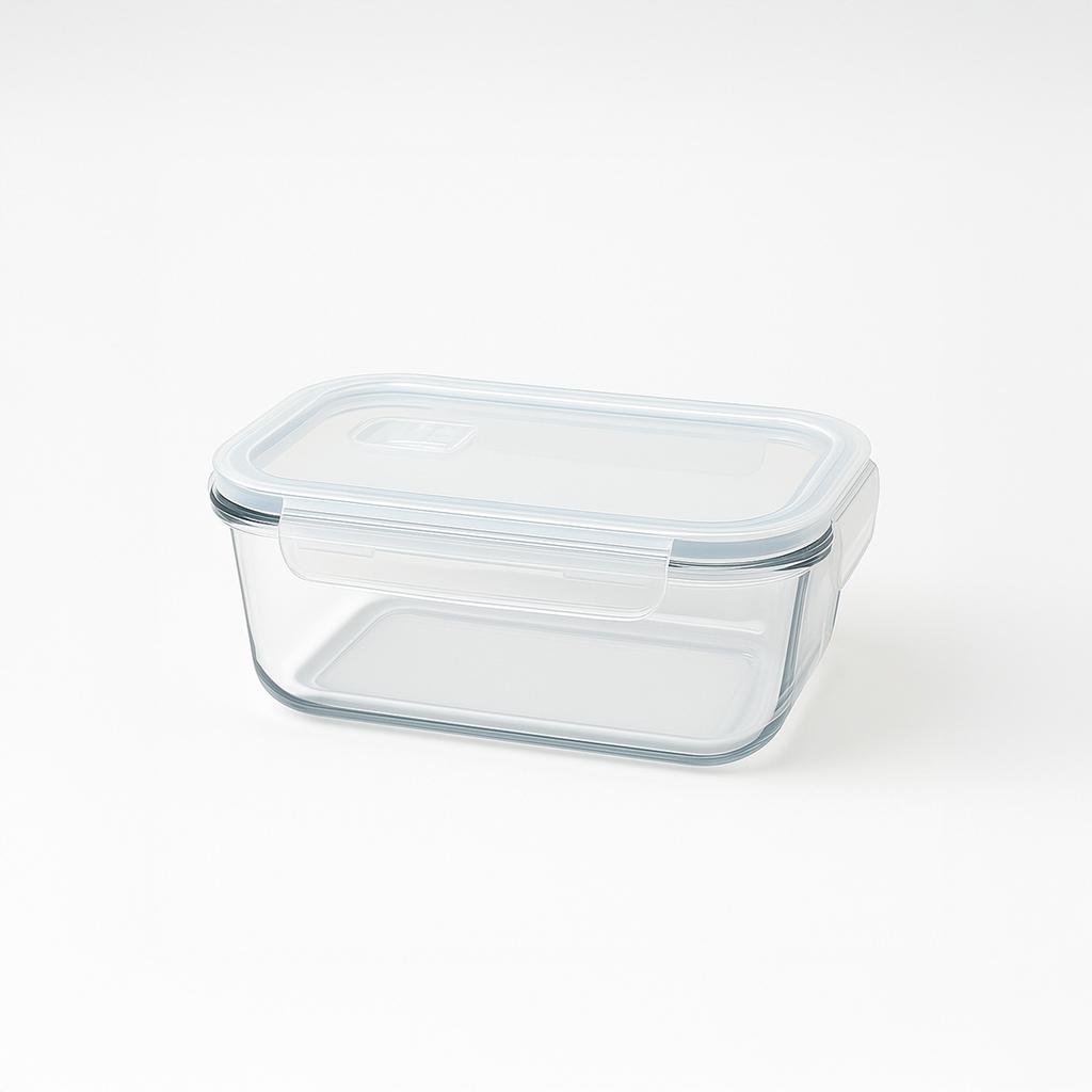 Pojemnik Szklany 370 Ml Lunchbox Na Żywność Hermetyczny Do Pracy Szkoły