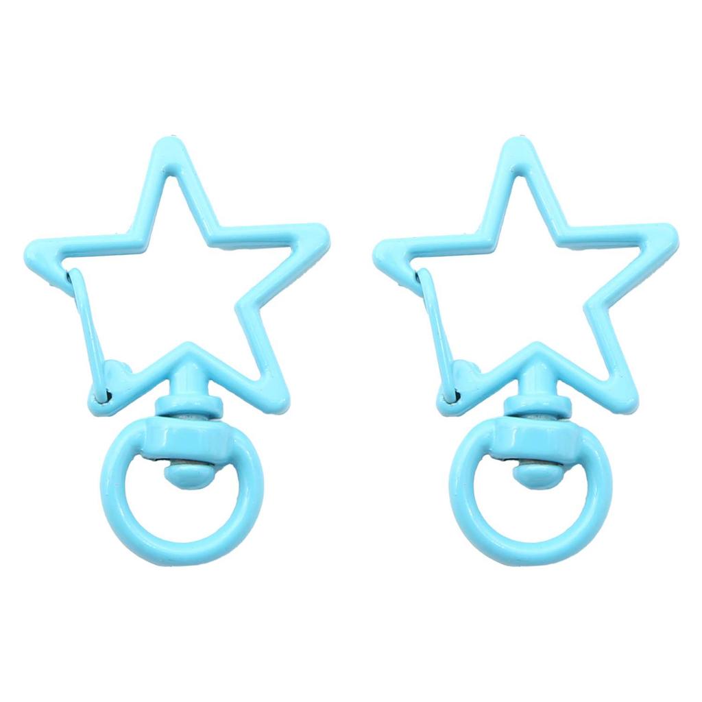 31X39mm Candy Colored Alloy Shell Shaped Spring Buckle Special-shaped DIY keychain Accessories Creative Accessories Hanging Ornaments