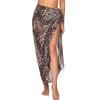Sommer Sexy Strandrock Damen Strandbekleidung Chiffon Strandwickelrock Handtuch Langer Sarong Cover Up Sexy Bikini Schal für Bademode
