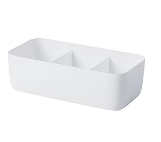3/5 Grids Household Storage Case, Practical Plastic Organizer to Sort Socks and Underwear, Great for Drawers and Desktops