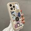 Vintage Travel Collage with Ticket To Anywhere Art  Phone Case for iPhone 17 16 15 14 13 12 11 Series Pro Max Plus