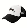 Equestrian Horse Jumping Hunter Jumper Sport Trucker Hat Breathable Mesh Baseball Cap Adjustable Outdoor Gift