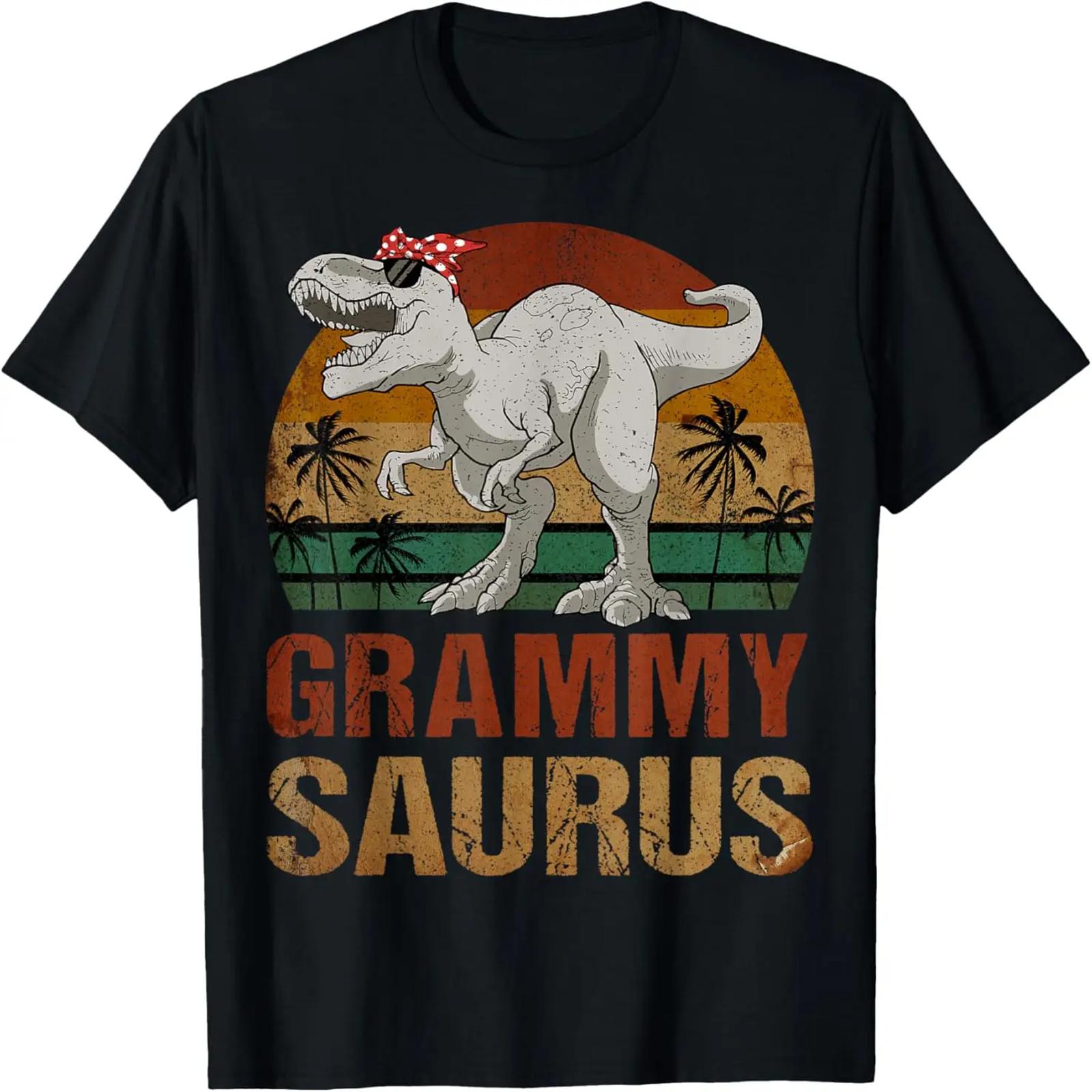 

Grammysaurus T Rex Dinosaur Grammy Saurus Mother s Day T-Shirt XXXXXL чорний