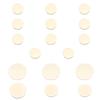 17Pcs Clarinet Pads Cork Sound Insulation Friction Resistance Instrument Accessories