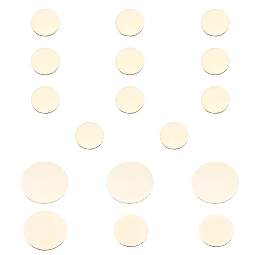 17Pcs Clarinet Pads Cork Sound Insulation Friction Resistance Instrument Accessories