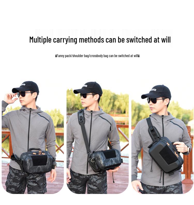 Waterproof Multifunctional Fishing Waist Bag - Fake Bait & Tackle Storage